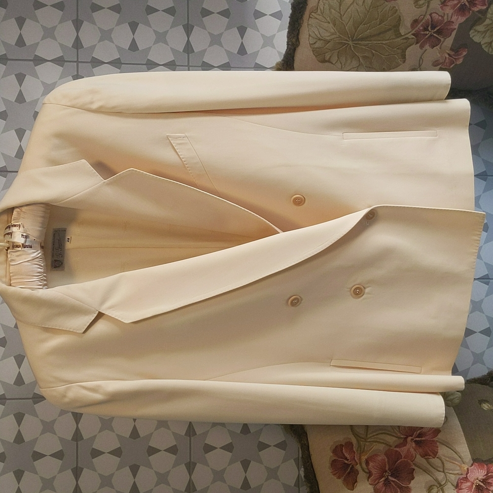 Gucci Off White Vintage Gaberdine double-breasted Jacket